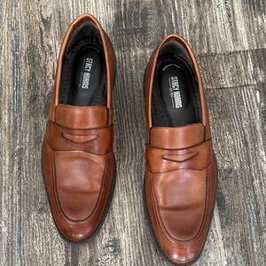 Stacy Adams Men's Brown Leather Loafers Size 9